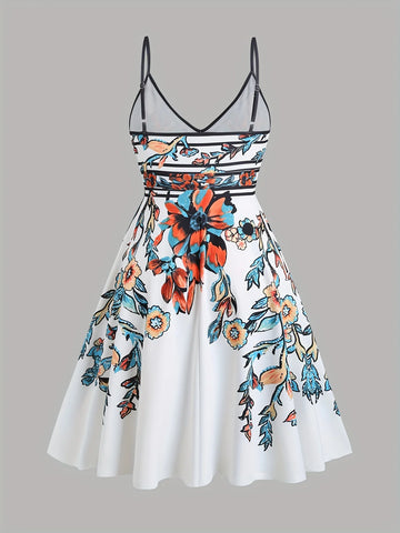 Women's A-Line 2-5XL Fashion Designer Short Dresses (Plus Size)-Women's Fashion Designer Plus Size Dresses-Women's fashion designer plus size clothes